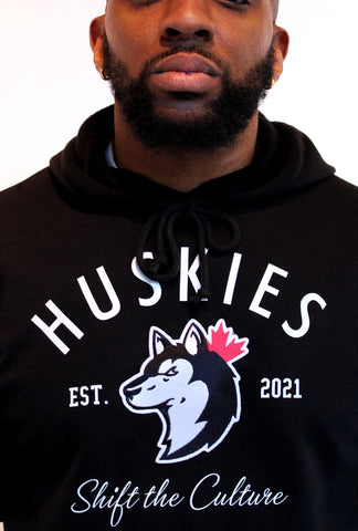 Huskies Collegiate Hoodie - Black