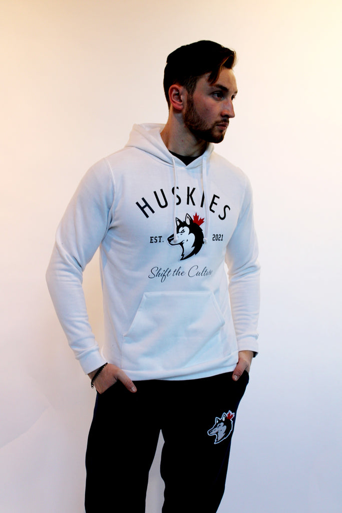 Huskies Collegiate Hoodie - White