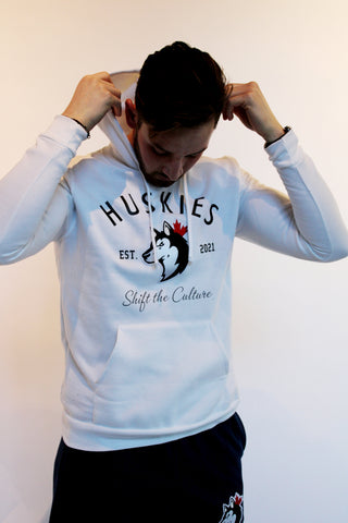 Huskies Collegiate Hoodie - White