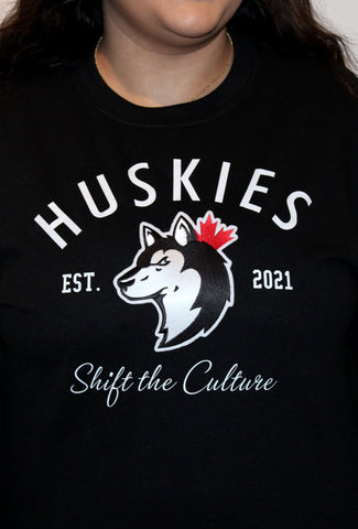 Huskies Collegiate Crewneck - Black