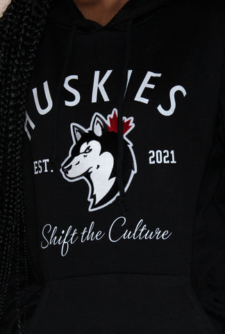 Huskies Collegiate Hoodie - Black